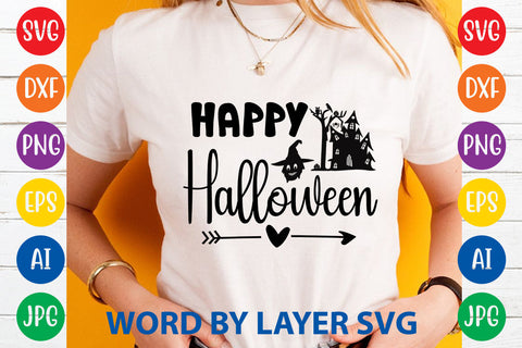 Happy Halloween, Halloween SVG Design SVG Rafiqul20606 