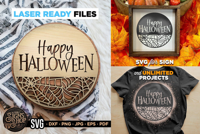 Happy Halloween | Halloween SVG Sign SVG The Vintage Signs Shop 