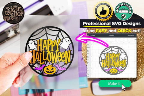 Happy Halloween | Halloween SVG Sign SVG The Vintage Signs Shop 