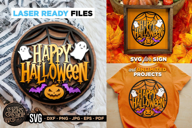 Happy Halloween | Halloween SVG Sign SVG The Vintage Signs Shop 