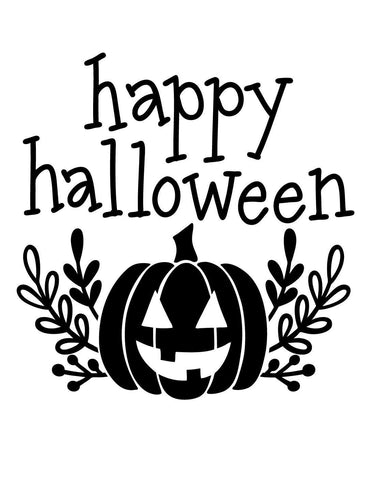Happy Halloween Jack O Lantern SVG Cut File SVG Wild Pilot 