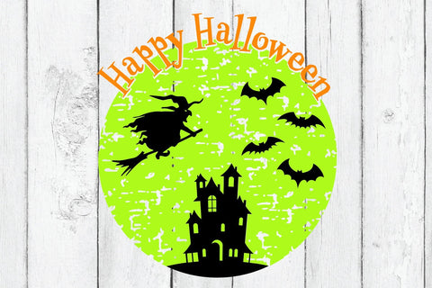 Happy Halloween Moon SVG SVG B Renee Design 