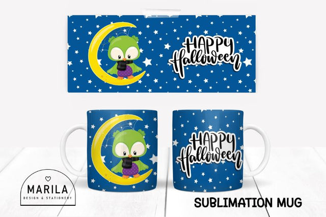 Happy Halloween Mug Sublimation design #1 Sublimation Marilakits 