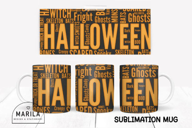 Happy Halloween Mug Sublimation design #15 Sublimation Marilakits 