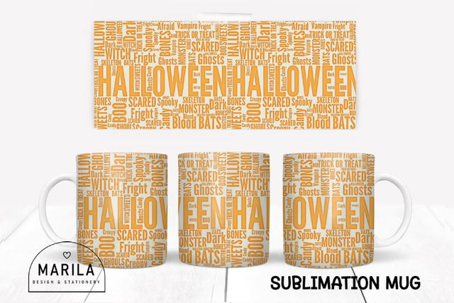Happy Halloween Mug Sublimation design #16 Sublimation Marilakits 