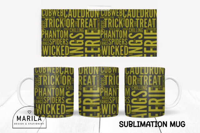 Happy Halloween Mug Sublimation design #19 Sublimation Marilakits 