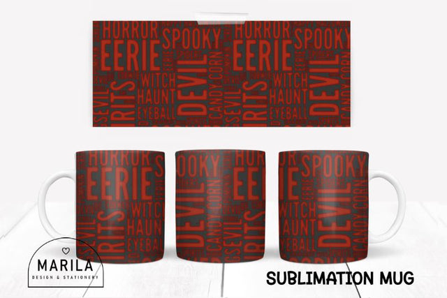 Happy Halloween Mug Sublimation design #20 Sublimation Marilakits 