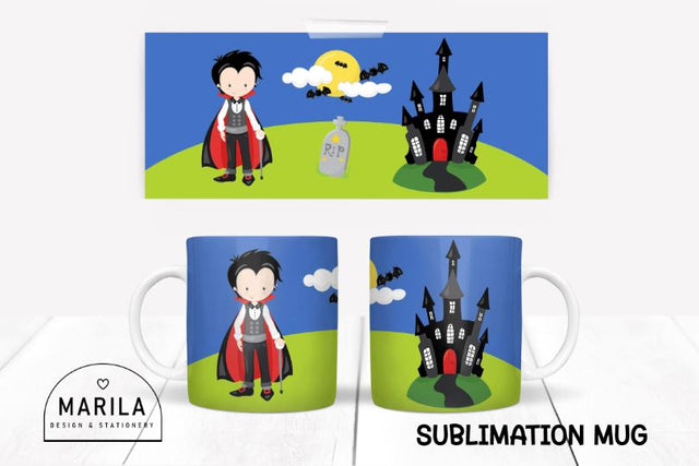 Happy Halloween Mug Sublimation design #3 Sublimation Marilakits 