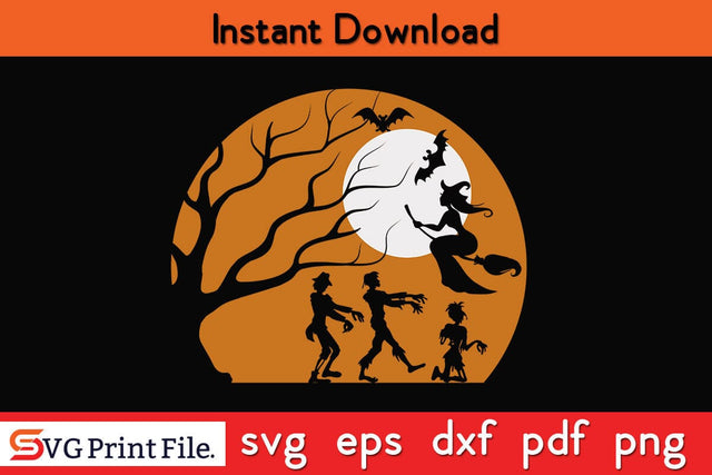 Happy Halloween Night Funny Halloween SVG PNG Craft Cut File SVG SVG Print File 