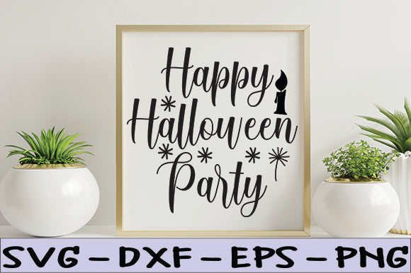 Happy Halloween Party SVG thesvgfactory 