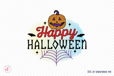 Happy Halloween PNG Sublimation Design Sublimation CraftLabSVG 