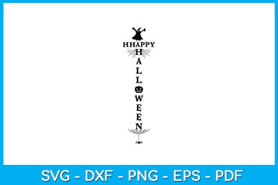 Happy Halloween Porch Signs SVG PNG PDF Cut File SVG Creativedesigntee 