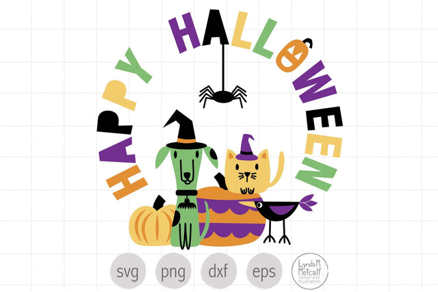 Happy Halloween Ready Cut File SVG Lynda M Metcalf 