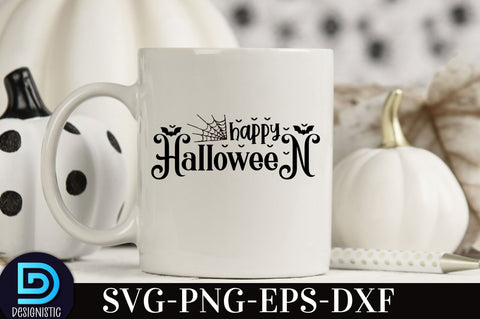 Happy halloween, Retro Halloween SVG Design, SVG DESIGNISTIC 