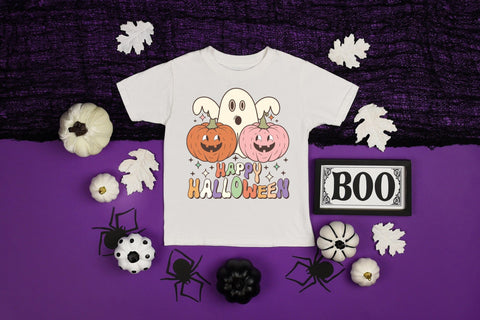 Happy Halloween Retro Sublimation Design Sublimation CraftLabSVG 