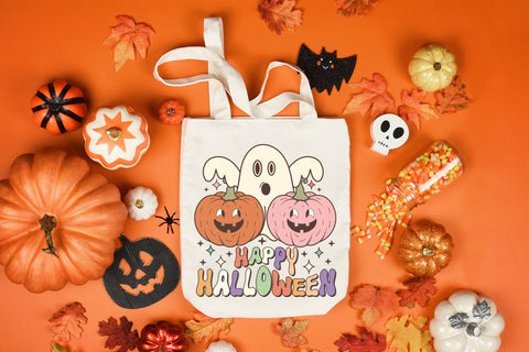 Happy Halloween Retro Sublimation Design Sublimation CraftLabSVG 