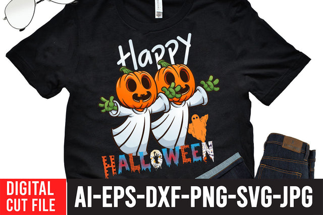 Happy Halloween Sublimation Design PNG Sublimation BlackCatsMedia 
