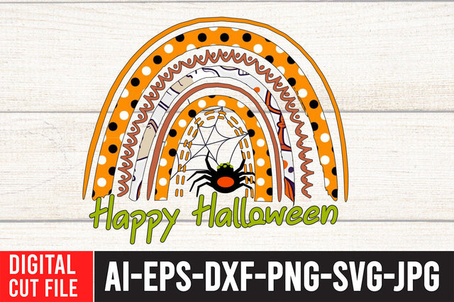 Happy Halloween Sublimation Design Sublimation BlackCatsMedia 