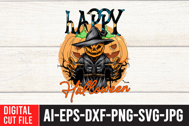 Happy Halloween Sublimation Design Sublimation BlackCatsMedia 