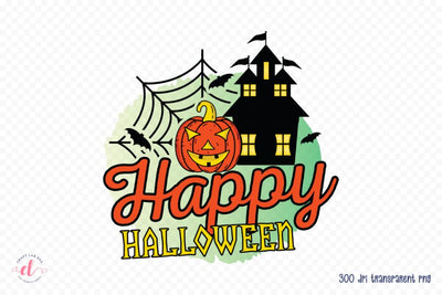 Happy Halloween Sublimation Design Sublimation CraftLabSVG 