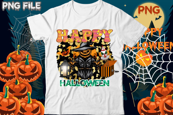 happy halloween Sublimation PNG File Sublimation DesignPlante 503 