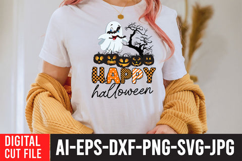 Happy Halloween Sublimation PNG Sublimation BlackCatsMedia 