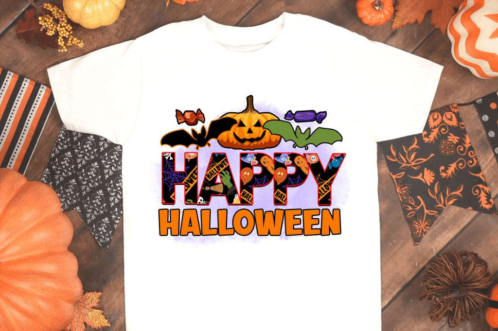 Happy halloween Sublimation PNG, Sublimation Halloween Design - So Fontsy