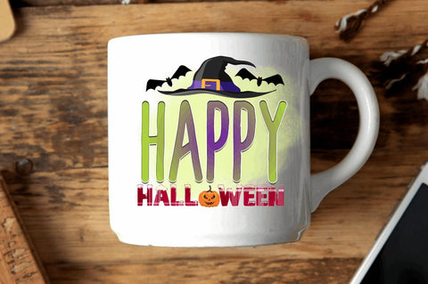 Happy halloween Sublimation PNG, Sublimation Halloween Design Sublimation Regulrcrative 
