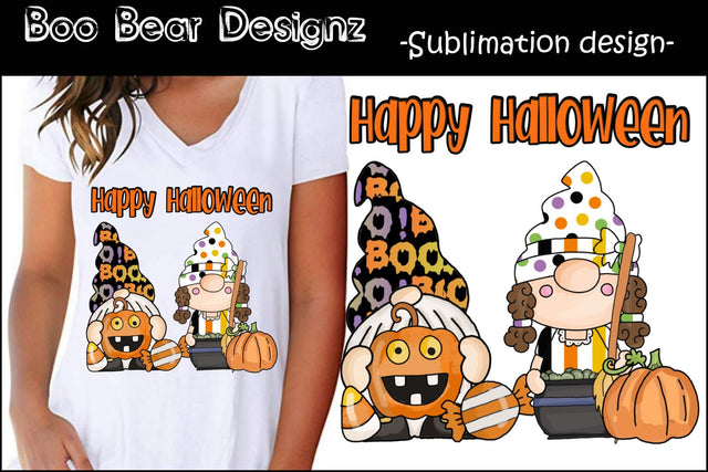 Happy Halloween Sublimation SVG Boo Bear Designz 