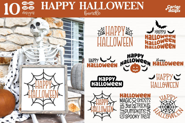 Happy Halloween SVG Bundle | Halloween SVG Bundle SVG Carla C Designs 