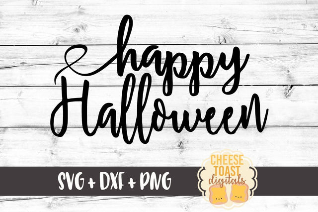Happy Halloween SVG Cheese Toast Digitals 