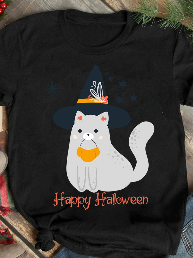 Happy Halloween SVG Cut File, Happy Halloween SVG Design, Best Cat Ever Sublimation Design, Cat Clipart Design, Cat Graphic T-Shirt Design,Cat SVG Cut File, Cat SVG Bundle, Cat Retro SVG SVG BlackCatsMedia 