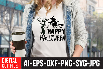 Happy Halloween SVG Cut File SVG BlackCatsMedia 