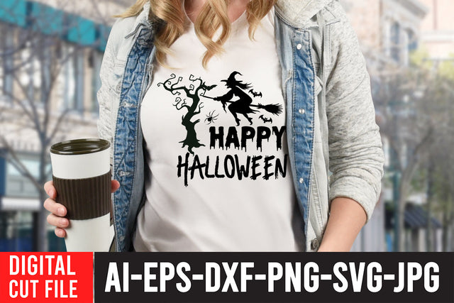Happy Halloween SVG Cut File SVG BlackCatsMedia 