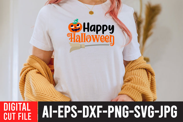 Happy Halloween SVG Cut File SVG BlackCatsMedia 