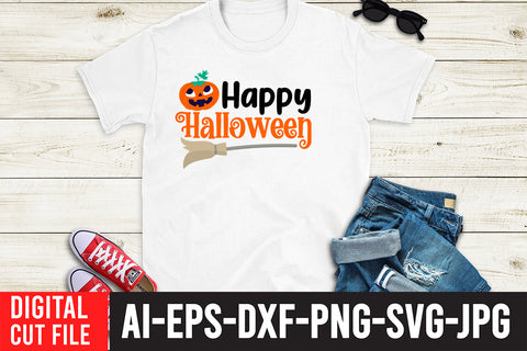 Happy Halloween SVG Cut File SVG BlackCatsMedia 