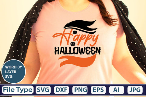 Happy Halloween SVG Cut File SVG DesignPlante 503 