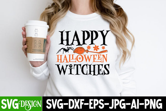 Happy Halloween SVG Cutting File, Happy Halloween Sublimation Design, Halloween SVG bundle, Halloween Quotes SVG ,Halloween SVG Sublimation Design, Trick or Treat SVG SVG BlackCatsMedia 