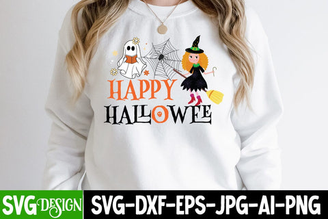 Happy Halloween SVG Cutting File, Happy Halloween Sublimation Design, Halloween SVG bundle, Halloween Quotes SVG ,Halloween SVG Sublimation Design, Trick or Treat SVG SVG BlackCatsMedia 