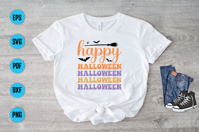 Happy Halloween Svg Design, Happy Halloween Svg Cut File, Halloween Svg, Halloween Svg File, Halloween Svg Designs SVG Debashish Barman 