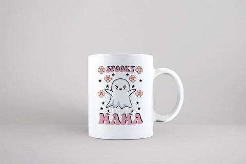 Happy Halloween Svg Design, Spooky Mama Svg Cut File, Halloween Svg, Halloween Svg File, Halloween Svg Designs SVG Debashish Barman 