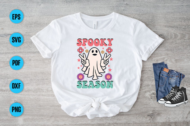 Happy Halloween Svg Design, Spooky Season Svg Cut File, Halloween Svg, Halloween Svg File, Halloween Svg Designs SVG Debashish Barman 