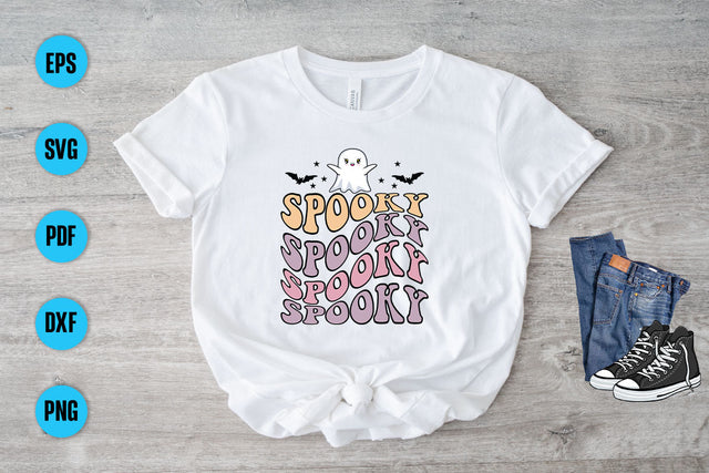 Happy Halloween Svg Design, Spooky Svg Cut File, Halloween Svg, Halloween Svg File, Halloween Svg Designs SVG Debashish Barman 