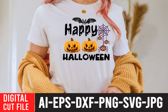 Happy Halloween SVG Design SVG BlackCatsMedia 