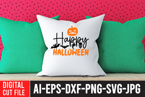 Happy Halloween SVG Design SVG BlackCatsMedia 