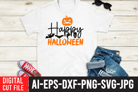 Happy Halloween SVG Design SVG BlackCatsMedia 