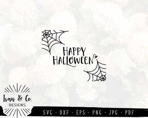 Happy Halloween SVG Files | Halloween | Spider Webs SVG (851609961) SVG Ivan & Co. Designs 