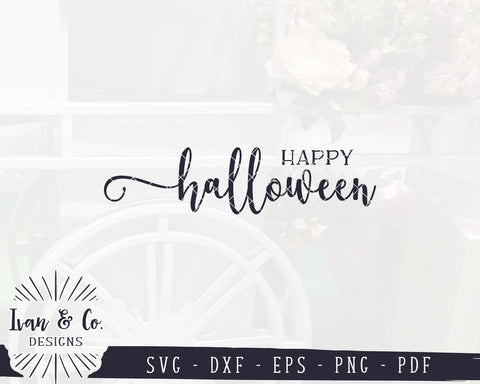Happy Halloween SVG Files | Halloween Svg | Autumn Svg | Fall Svg | Farmhouse Svg | Commercial Use | Digital Cut Files (1255232260) SVG Ivan & Co. Designs 