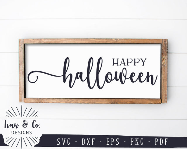 Happy Halloween SVG Files | Halloween Svg | Autumn Svg | Fall Svg | Farmhouse Svg | Commercial Use | Digital Cut Files (1255232260) SVG Ivan & Co. Designs 