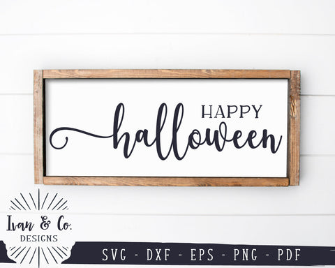 Happy Halloween SVG Files | Halloween Svg | Autumn Svg | Fall Svg | Farmhouse Svg | Commercial Use | Digital Cut Files (1255232260) SVG Ivan & Co. Designs 